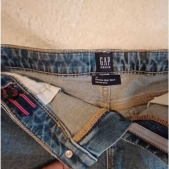 Gap stretch midi shorts with sequin girl size 14 - Picture 5 of 6